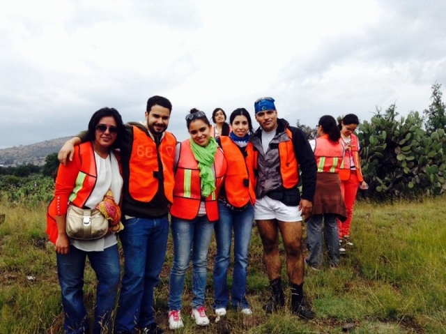 guided cycling in Teotihuacan 